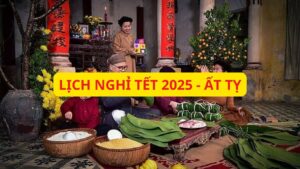 Lịch nghỉ tết 2025 - Ất Tỵ