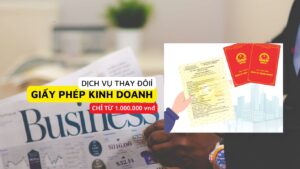 Dịch vụ thay đổi giấy phép kinh doanh