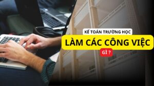 Kế toán trường học làm các công việc gì ?