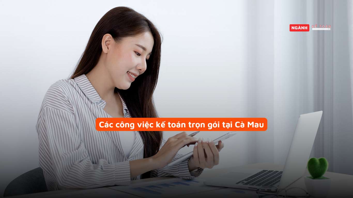 Các công việc kế toán trọn gói tại Cà Mau