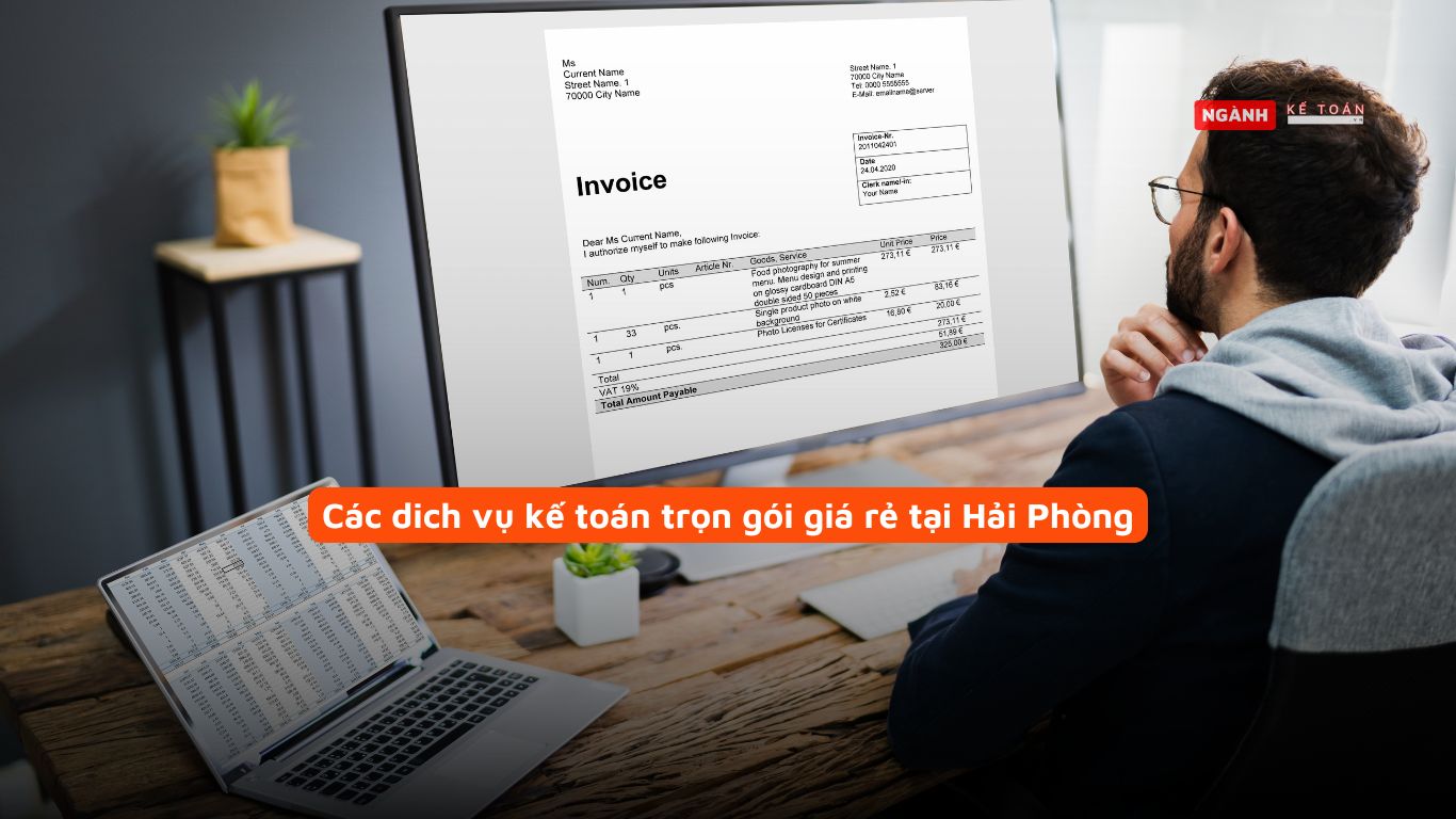 Các dich vụ kế toán trọn gói giá rẻ tại Hải Phòng