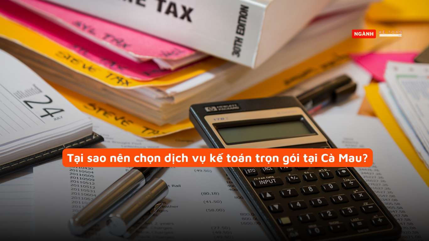 Tại sao nên chọn dịch vụ kế toán trọn gói tại Cà Mau?