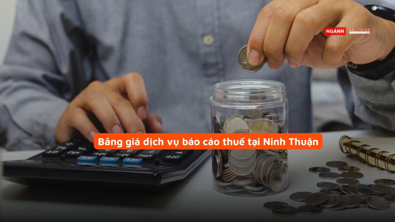 Bảng giá dịch vụ báo cáo thuế tại Ninh Thuận Bảng giá dịch vụ báo cáo thuế tại Ninh Thuận