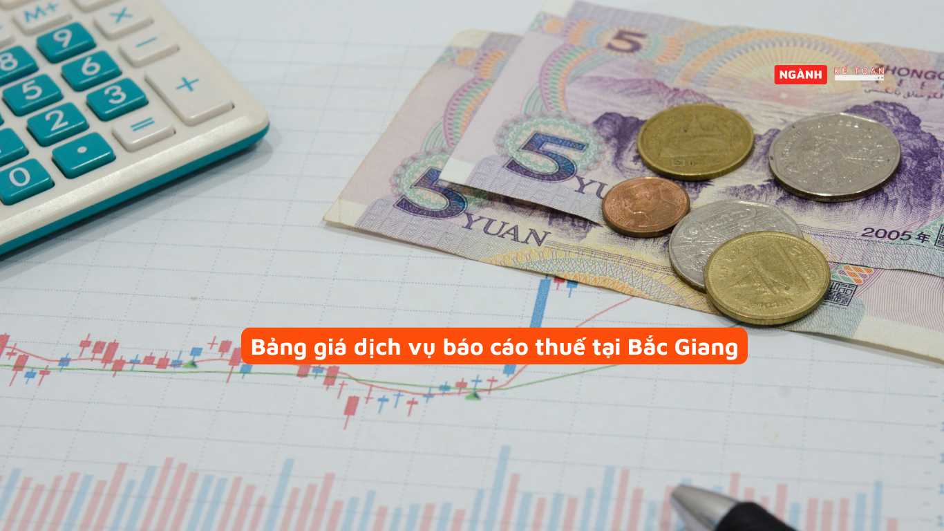 bảng giá dịch vụ báo cáo thuế tại bắc giang