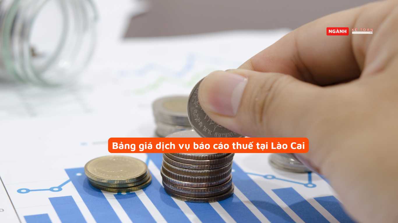 Bảng giá dịch vụ báo cáo thuế tại Lào Cai