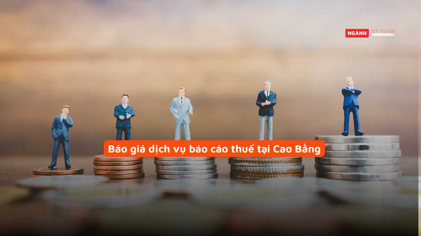 Báo giá dịch vụ báo cáo thuế tại Cao Bằng Báo giá dịch vụ báo cáo thuế tại Cao Bằng