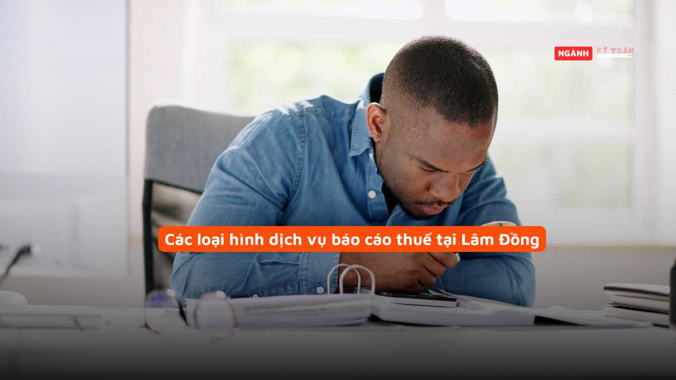 Các loại hình dịch vụ báo cáo thuế tại Lâm Đồng