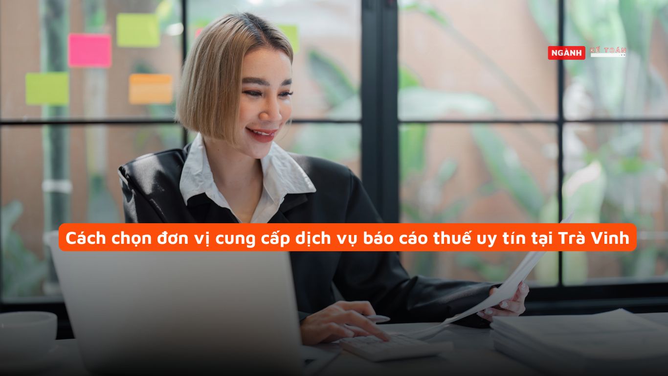 Cách chọn đơn vị cung cấp dịch vụ báo cáo thuế uy tín tại Trà Vinh
