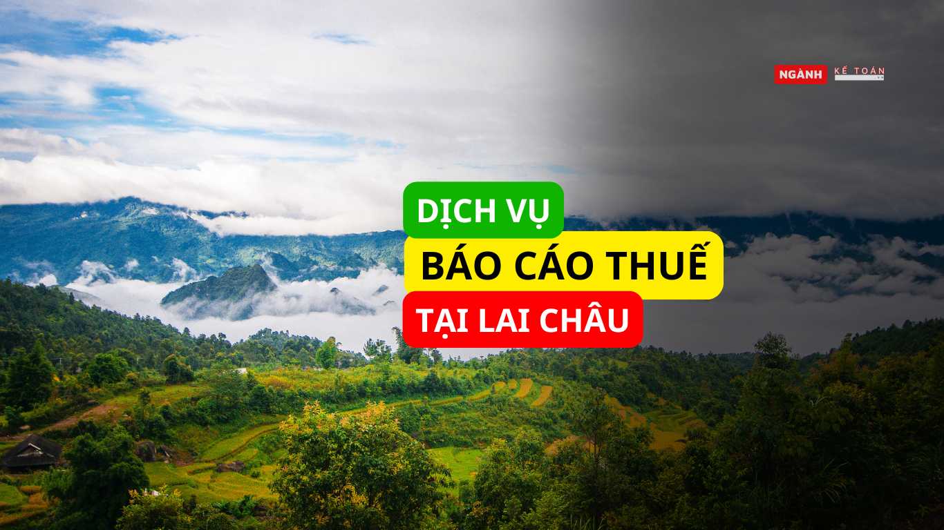 Dịch vụ báo cáo thuế tại Lai Châu