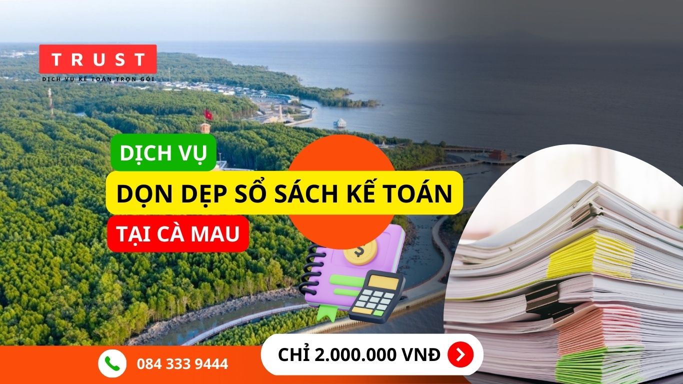 Dịch vụ dọn dẹp sổ sách kế toán Cà Mau
