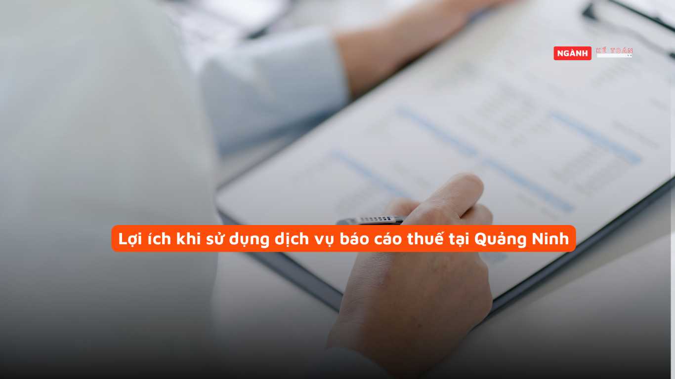 Lợi ích khi sử dụng dịch vụ báo cáo thuế tại Quảng Ninh