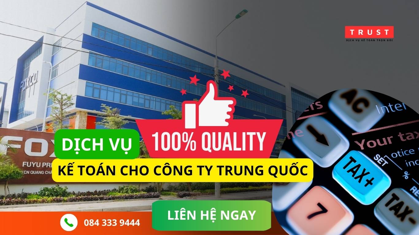 Dịch vụ kế toán cho công ty Trung Quốc tại Việt Nam Dịch vụ kế toán cho công ty Trung Quốc tại Việt Nam